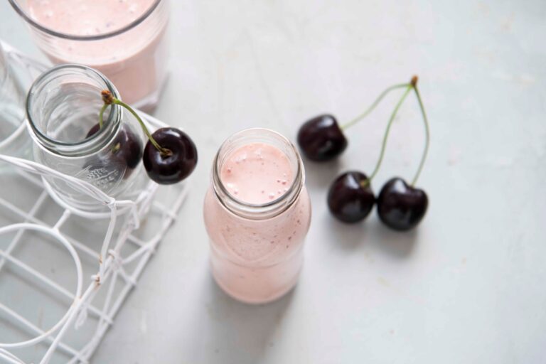 Wortel kersen ontbijt smoothie